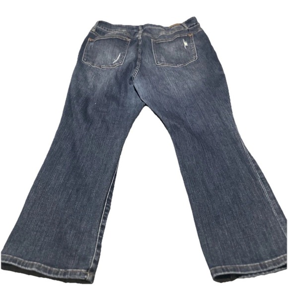 Judy Blue High Rise Distressed Straight Jean Stretch Plus Size 18W - Picture 8 of 9